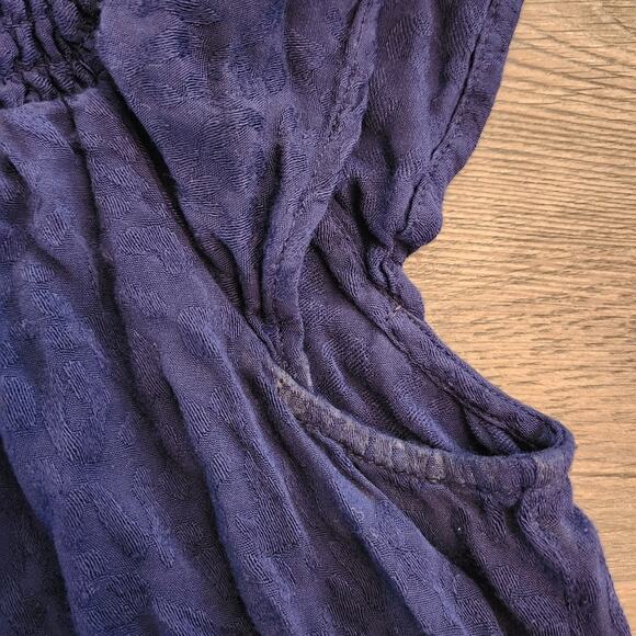 Tommy Bahama St. Lucia Off The Shoulder Tier Maxi Linen Dress Size L - Picture 9 of 9